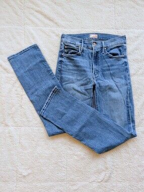 MOTHER The Mid Rise Dazzler Straight Leg Jeans